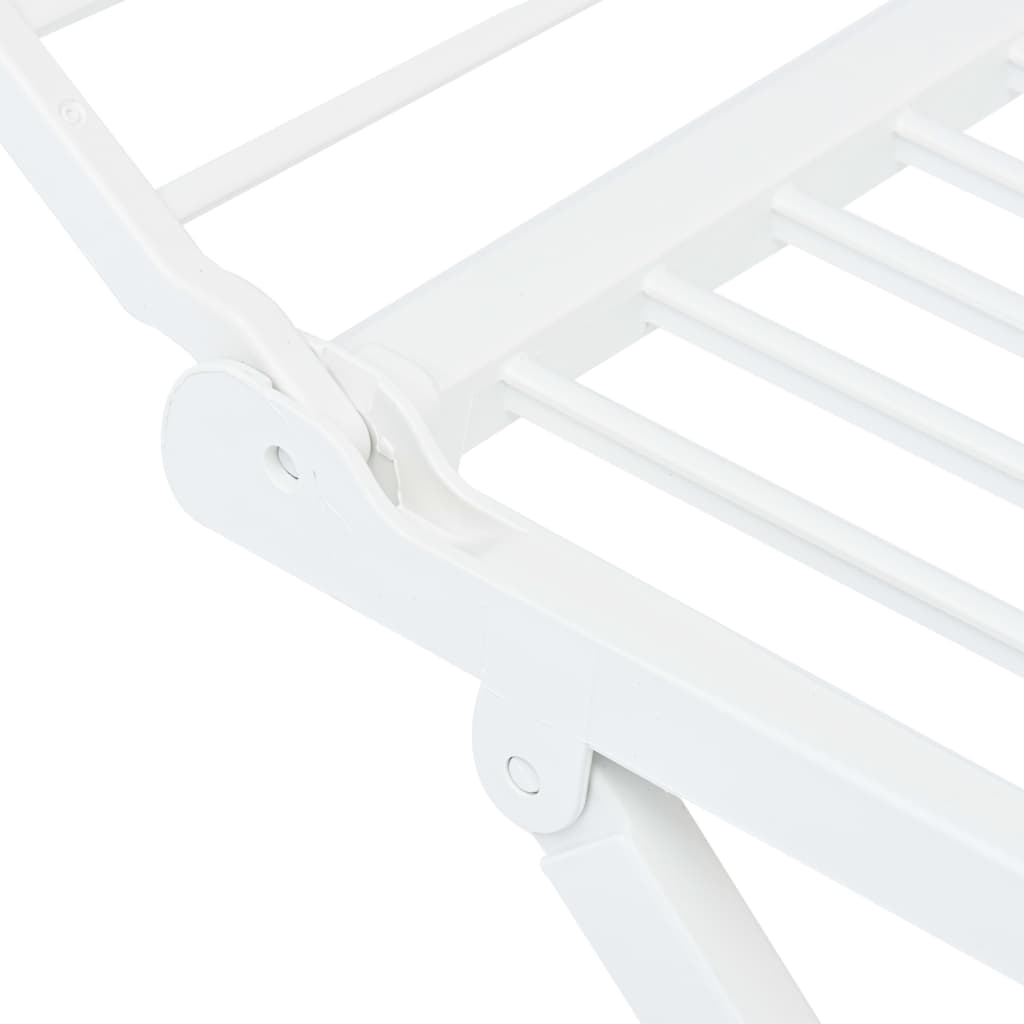 Berkfield Folding Clothes Dry Rack White Plastic