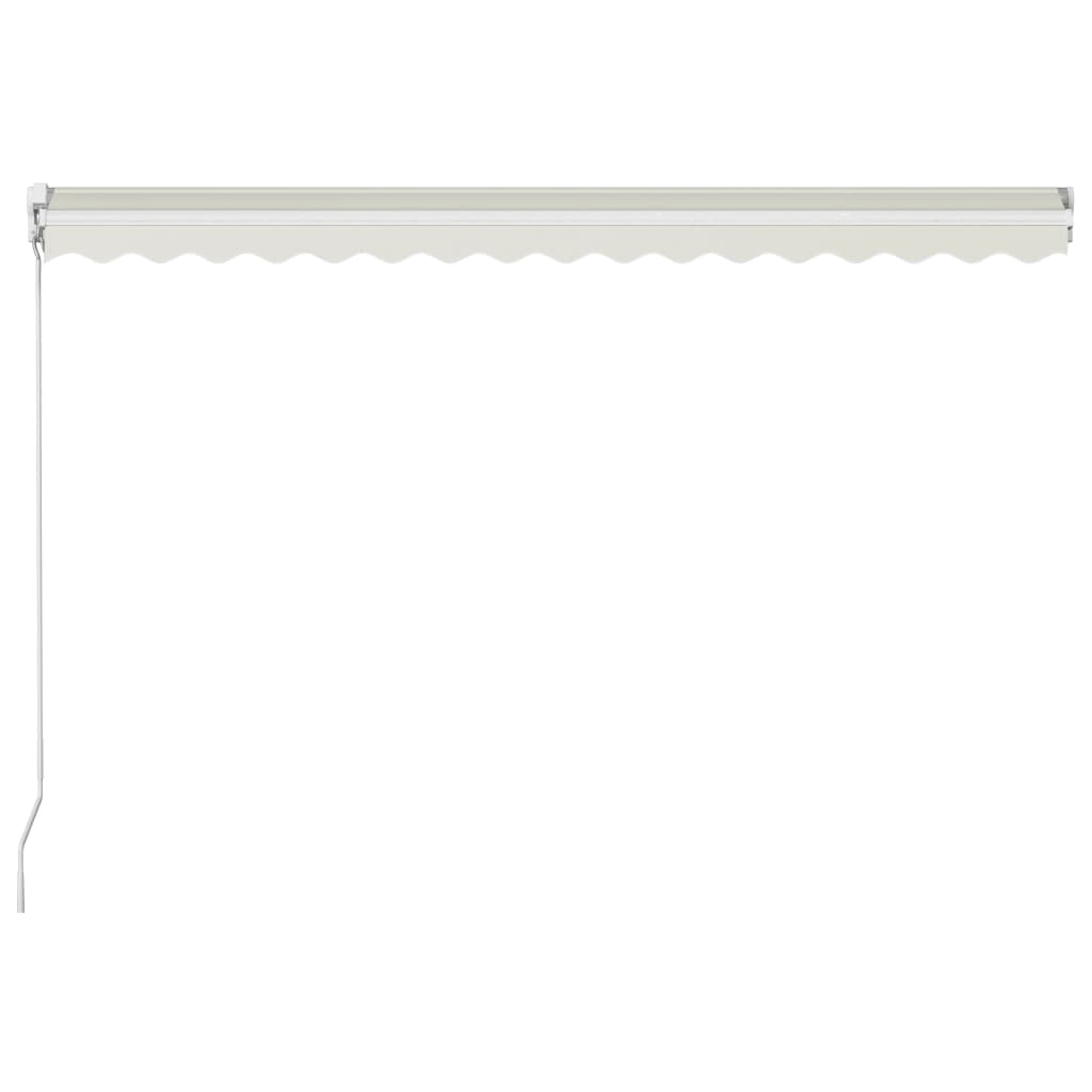 Berkfield Manual Retractable Awning 400x300 cm Cream