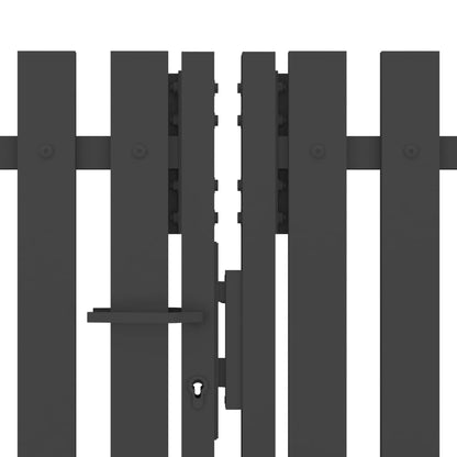 Berkfield Garden Fence Gate Steel 4x1.5 m Anthracite