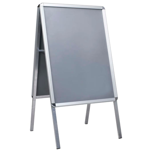 Berkfield A1 Customer Stopper Poster Stand Aluminium