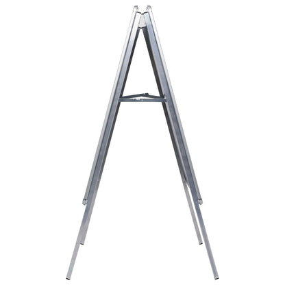 Berkfield A1 Customer Stopper Poster Stand Aluminium