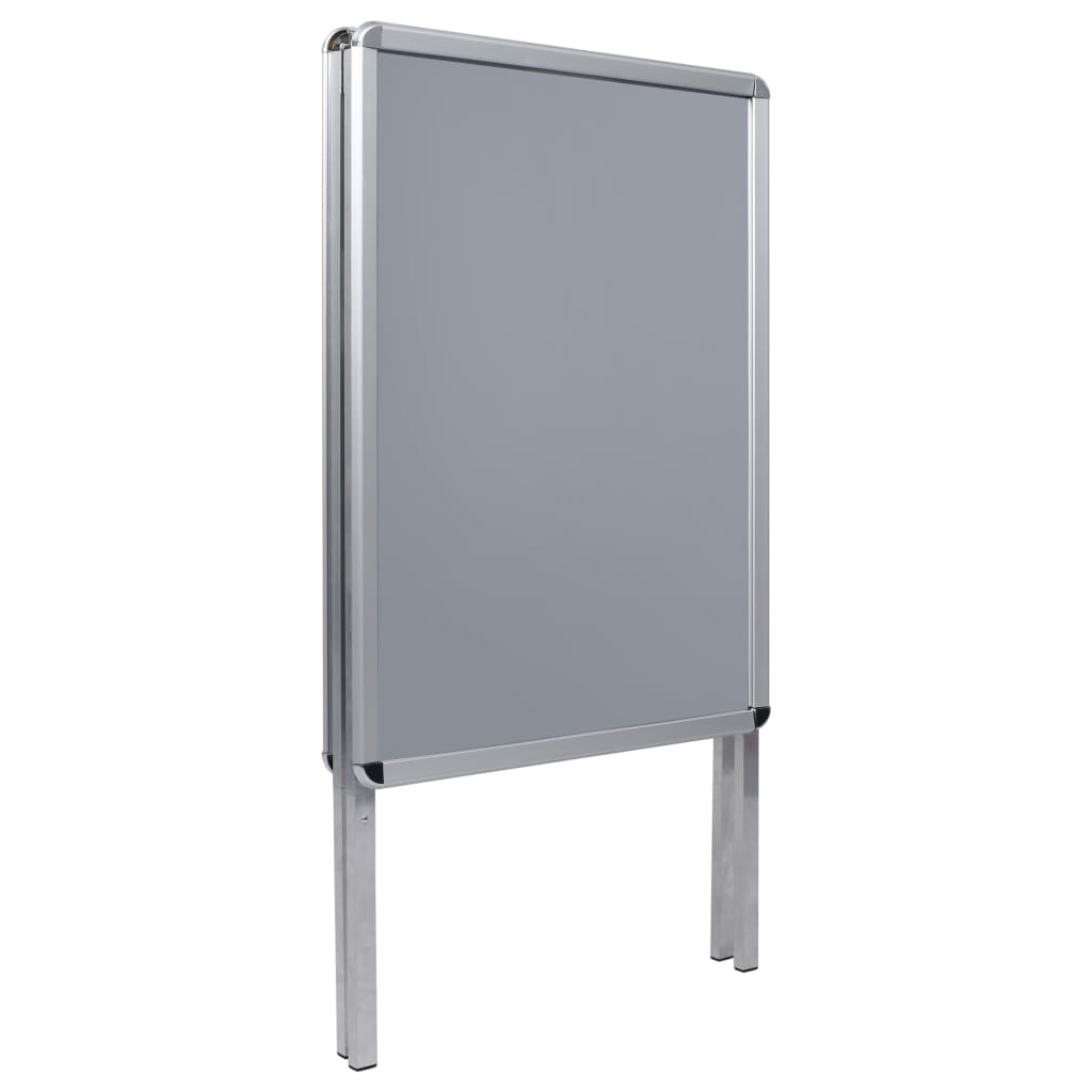 Berkfield A1 Customer Stopper Poster Stand Aluminium