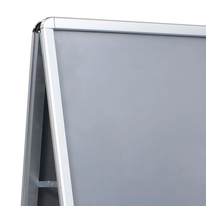 Berkfield A1 Customer Stopper Poster Stand Aluminium