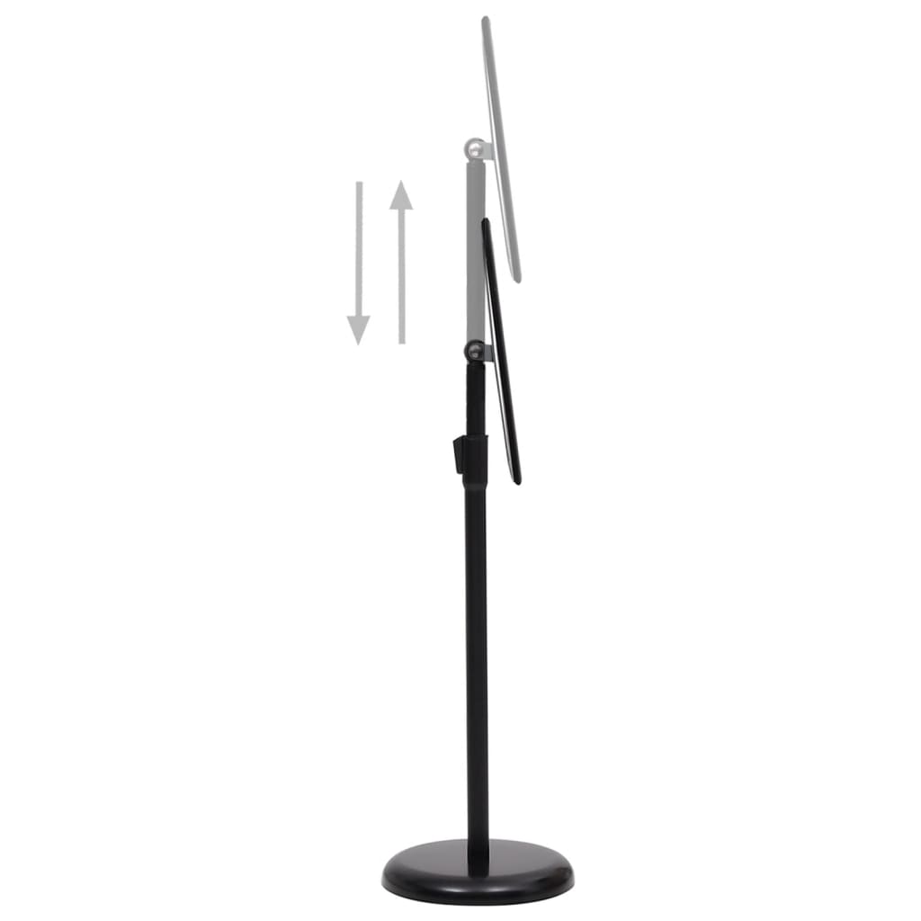 Berkfield A4 Pedestal Poster Stand Black Aluminium Alloy
