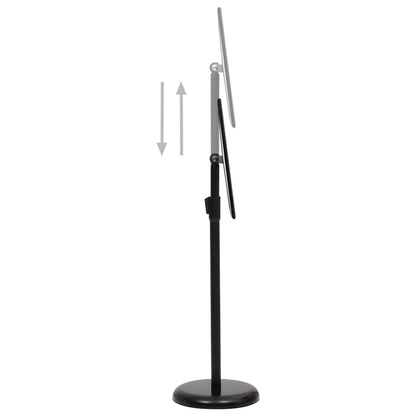 Berkfield A4 Pedestal Poster Stand Black Aluminium Alloy