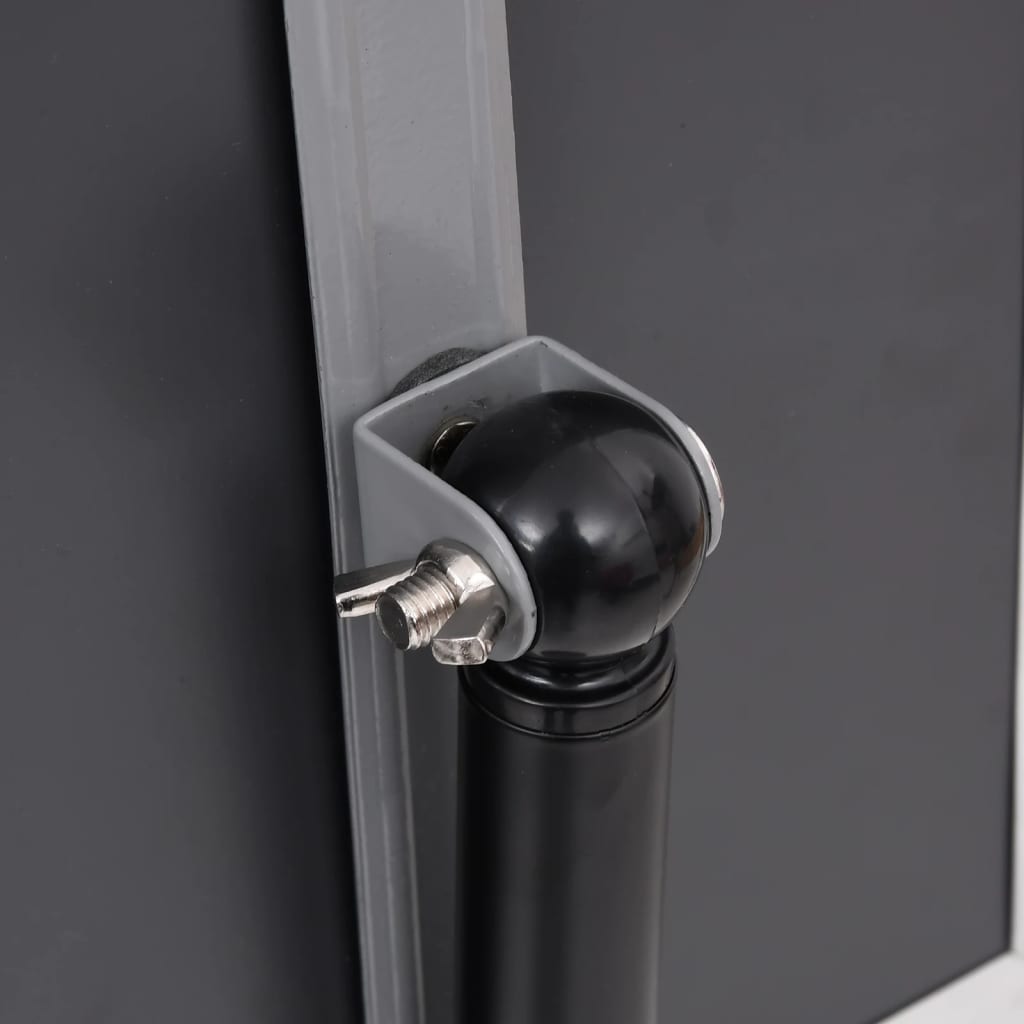 Berkfield A4 Pedestal Poster Stand Black Aluminium Alloy