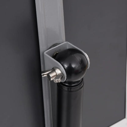Berkfield A4 Pedestal Poster Stand Black Aluminium Alloy