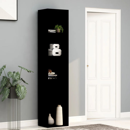 Berkfield Book Cabinet Black 40x30x189 cm Engineered Wood