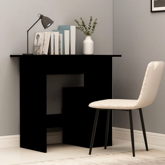 Berkfield Desk Black 80x45x74 cm Engineered Wood