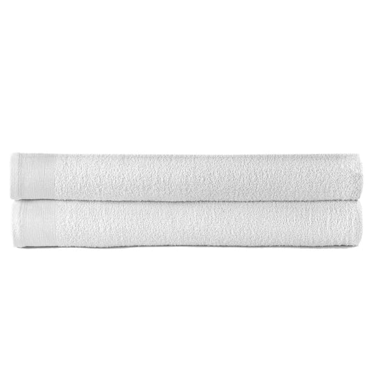 Berkfield Sauna Towels 2 pcs Cotton 450 gsm 80x200 cm White