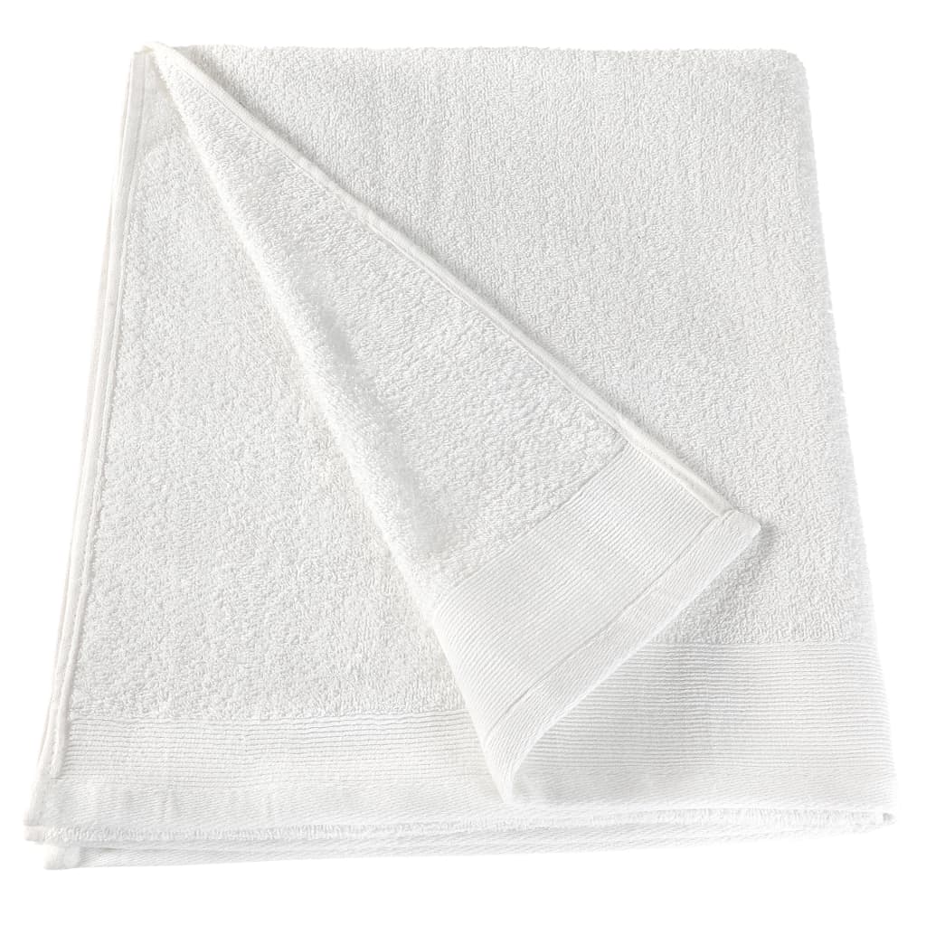 Berkfield Sauna Towels 2 pcs Cotton 450 gsm 80x200 cm White