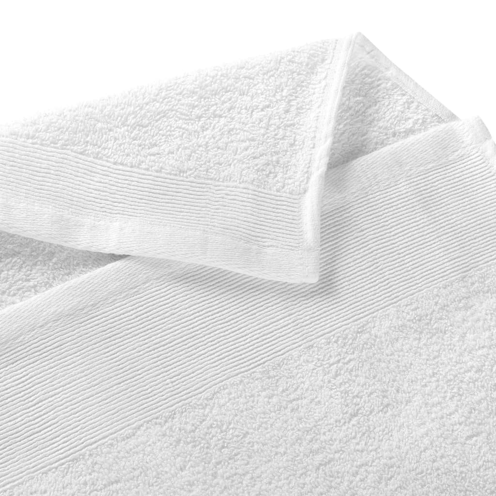 Berkfield Sauna Towels 2 pcs Cotton 450 gsm 80x200 cm White