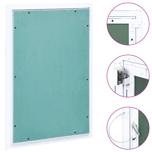 Berkfield Access Panel with Aluminium Frame and Plasterboard 300x600 mm