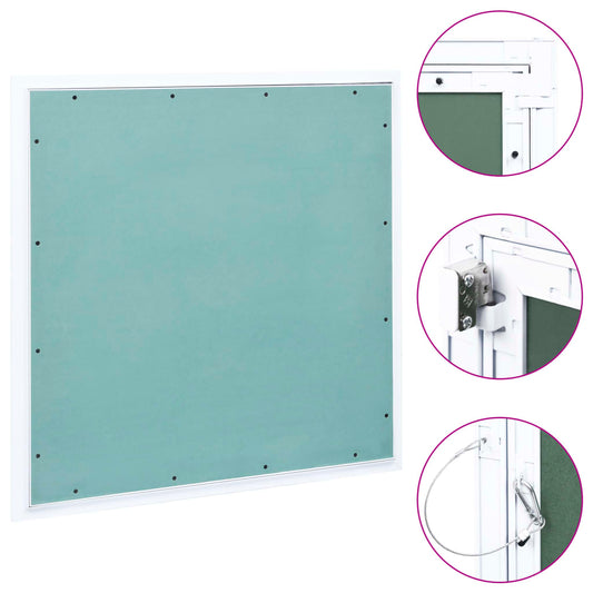 Berkfield Access Panel with Aluminium Frame and Plasterboard 600x600 mm