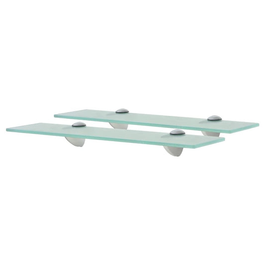 Berkfield Floating Shelves 2 pcs Glass 40x10 cm 8 mm