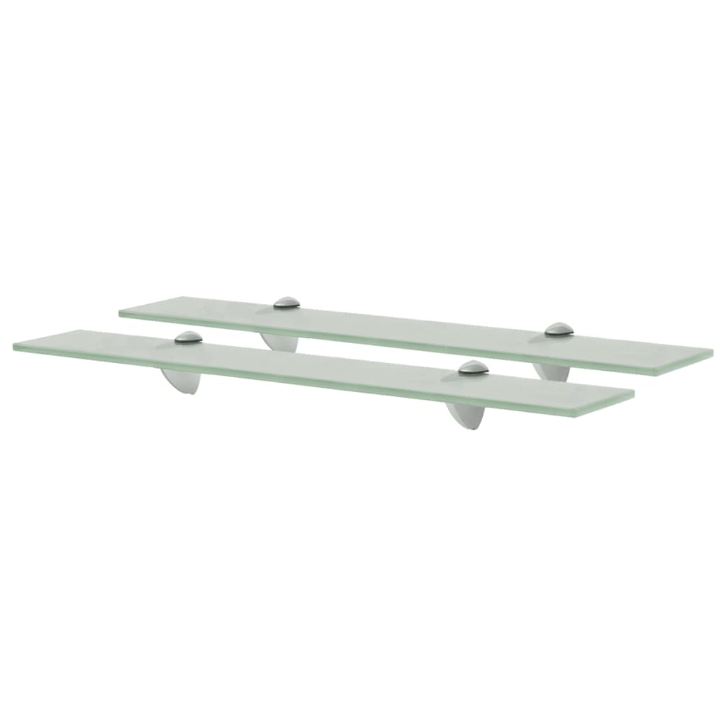 Berkfield Floating Shelves 2 pcs Glass 60x20 cm 8 mm