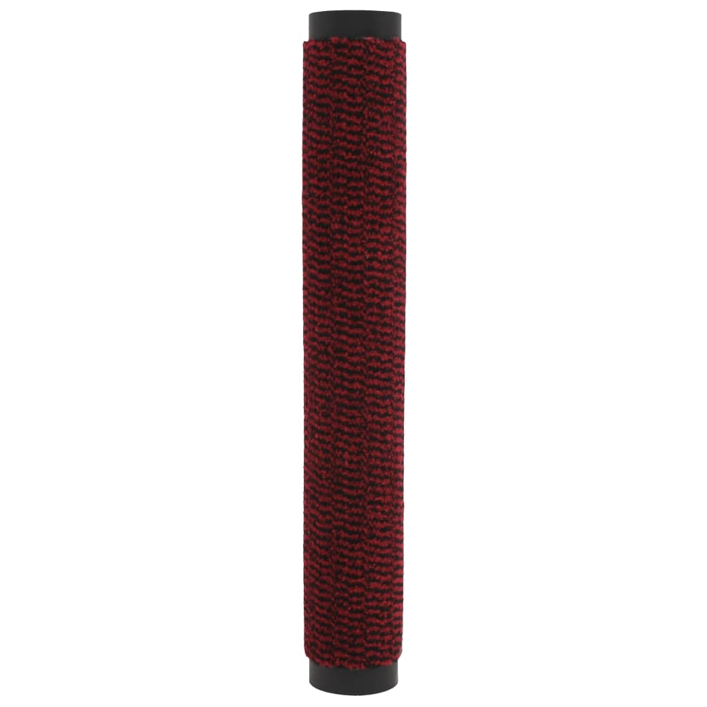 Berkfield Dust Control Mats 2 pcs Rectangular Tufted 60x90 cm Red