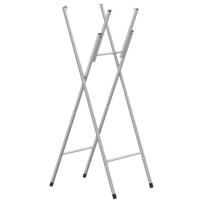 Berkfield Folding Bar Table Legs Silver 45x53x108 cm Galvanised Steel