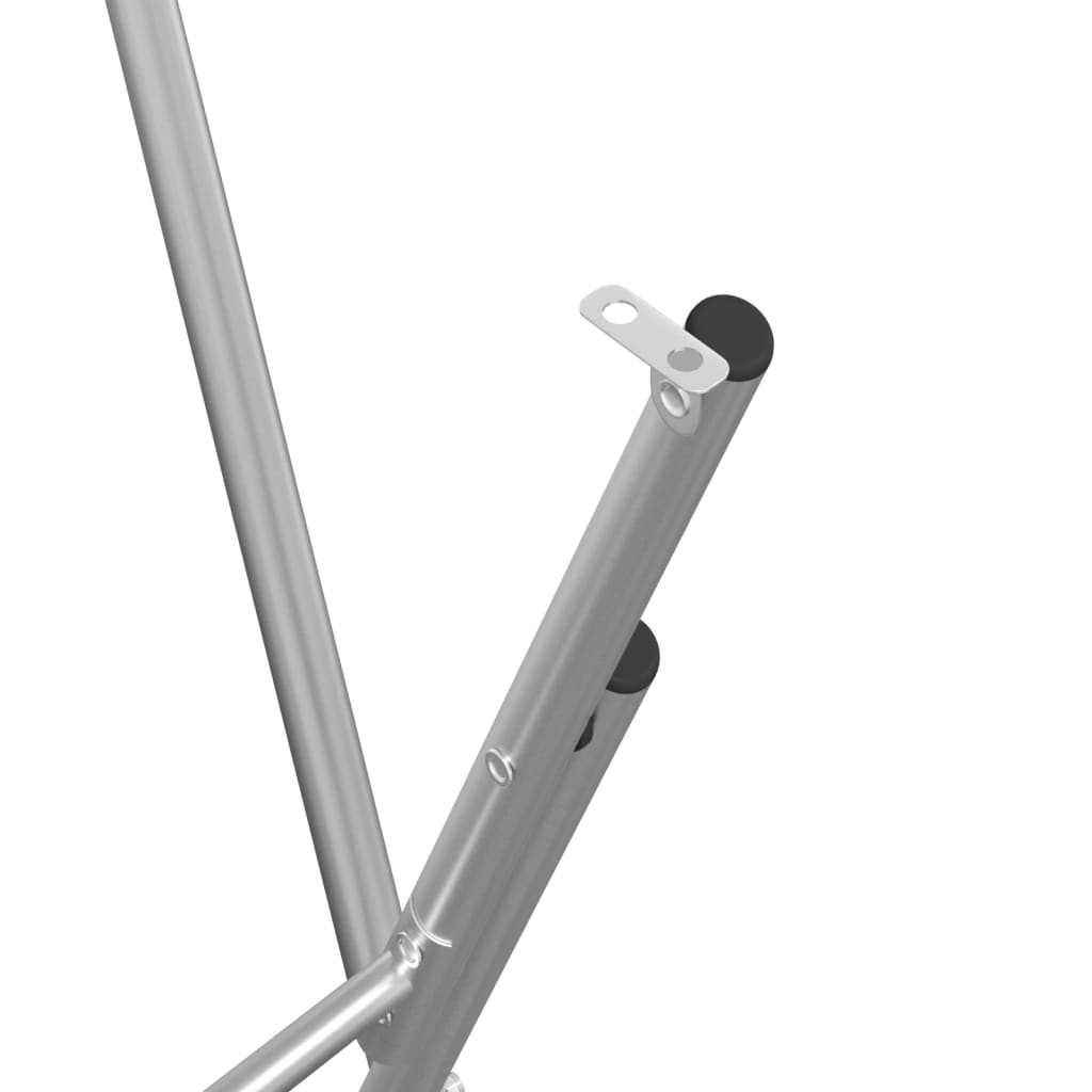 Berkfield Folding Bar Table Legs Silver 45x53x108 cm Galvanised Steel