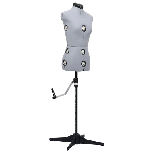 Berkfield Adjustable Dress Form Female Grey S Size 33-40