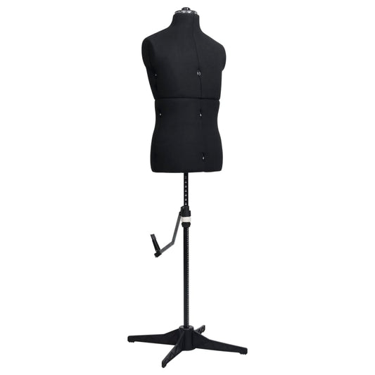 Berkfield Adjustable Dress Form Male Black Size 37-45