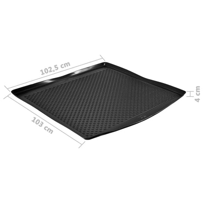 Berkfield Car Boot Mat for Audi A4 Sedan (2007-2014) Rubber