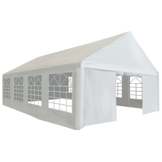 Berkfield Party Tent PE 5x8 m White