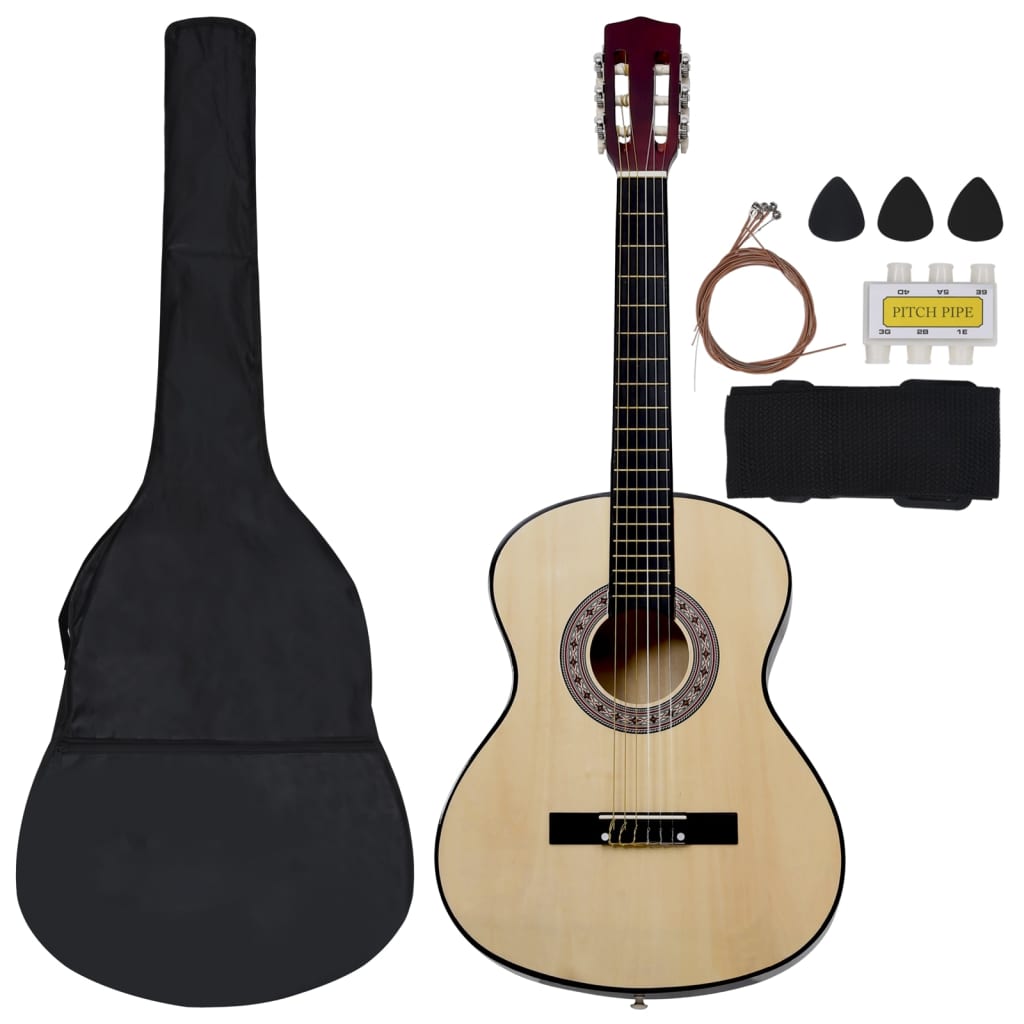 Berkfield 8 Piece Classical Guitar Kids and Beginner Set 3/4 36