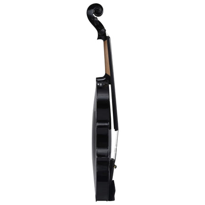 Berkfield Violin Full Set with Bow and Chin Rest Black 4/4