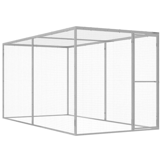 Berkfield Cat Cage 3x1.5x1.5 m Galvanised Steel