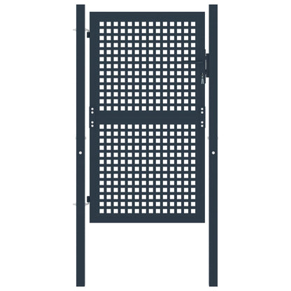 Berkfield Fence Gate Anthracite 102x175 cm Steel