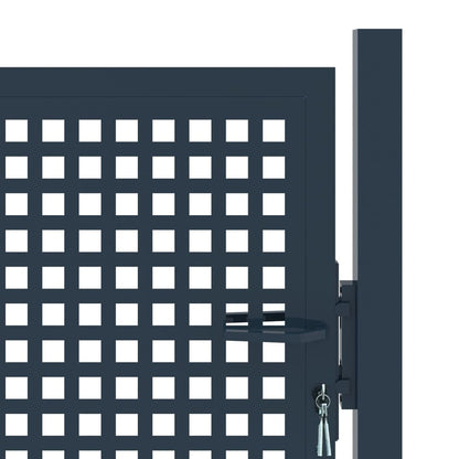 Berkfield Fence Gate Anthracite 102x175 cm Steel