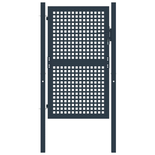 Berkfield Fence Gate Anthracite 102x200 cm Steel