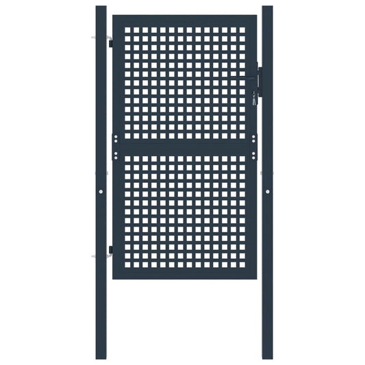 Berkfield Fence Gate Anthracite 102x225 cm Steel