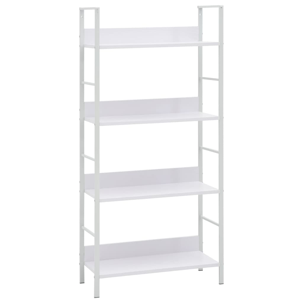 Berkfield 4-Layer Book Shelf White 60x27.6x124.5 cm Engineered Wood