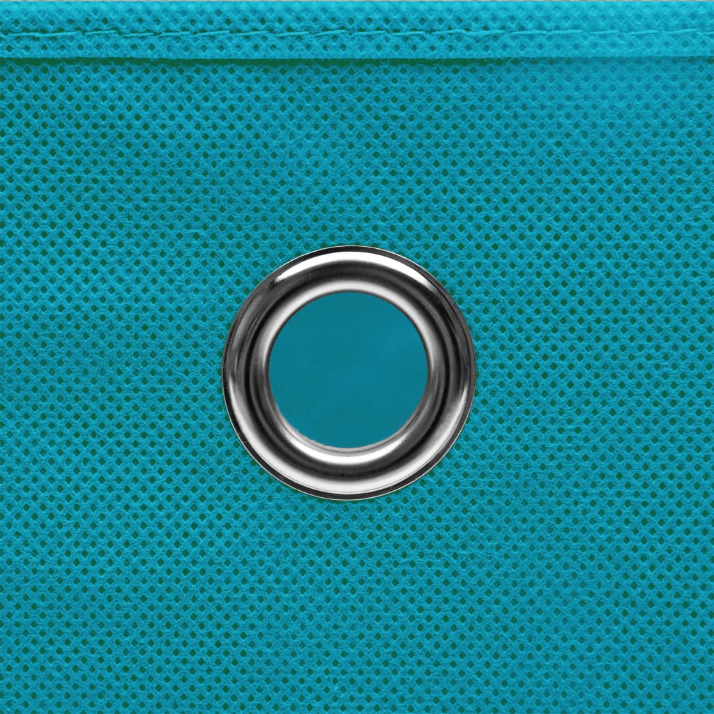 Berkfield Storage Boxes with Lids 4 pcs Baby Blue 32x32x32 cm Fabric