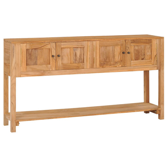 Berkfield Sideboard 140x30x75 cm Solid Teak Wood