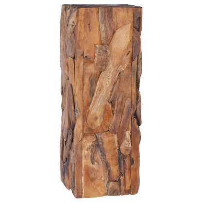 Berkfield Side Table 30x30x80 cm Solid Teak Wood
