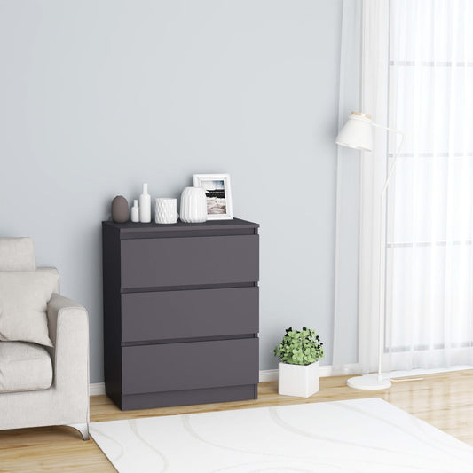 Berkfield Sideboard Grey 60x35x76 cm Engineered Wood