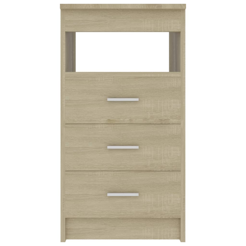 Berkfield Drawer Cabinet Sonoma Oak 40x50x76 cm Engineered Wood