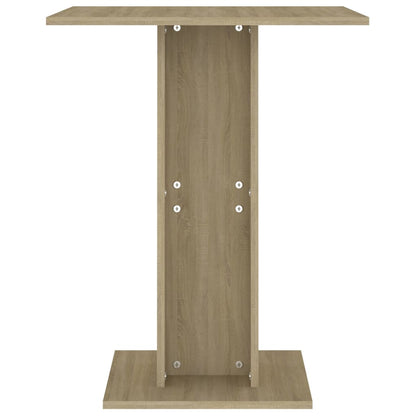 Berkfield Bistro Table Sonoma Oak 60x60x75 cm Engineered Wood