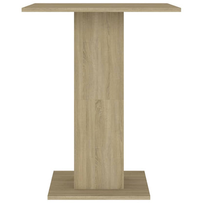 Berkfield Bistro Table Sonoma Oak 60x60x75 cm Engineered Wood