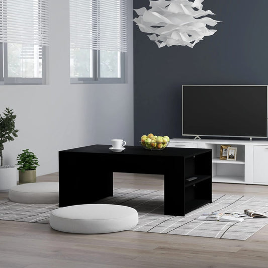 Berkfield Coffee Table Black 100x60x42 cm Engineered Wood