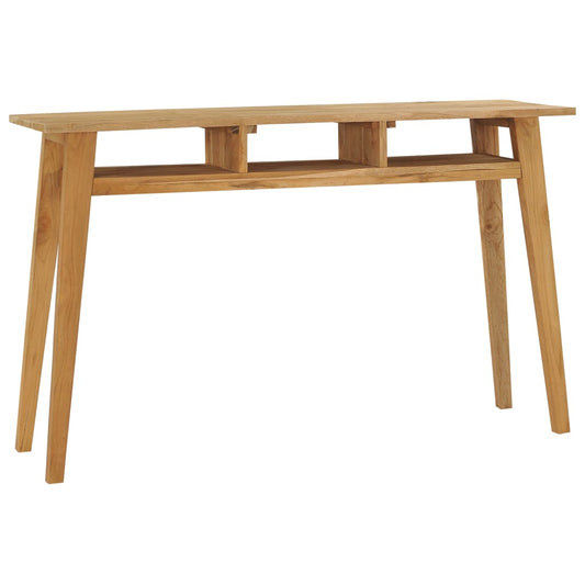 Berkfield Console Table 120x35x75 cm Solid Teak Wood