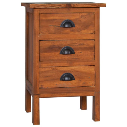 Berkfield Bedside Cabinet 40x35x60 cm Solid Teak Wood