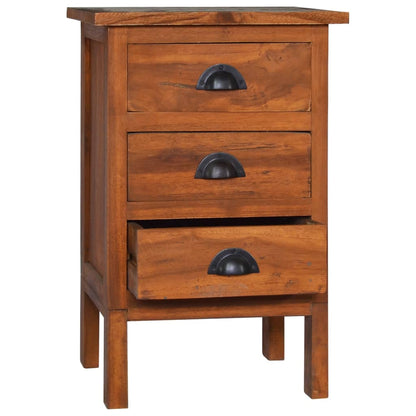 Berkfield Bedside Cabinet 40x35x60 cm Solid Teak Wood