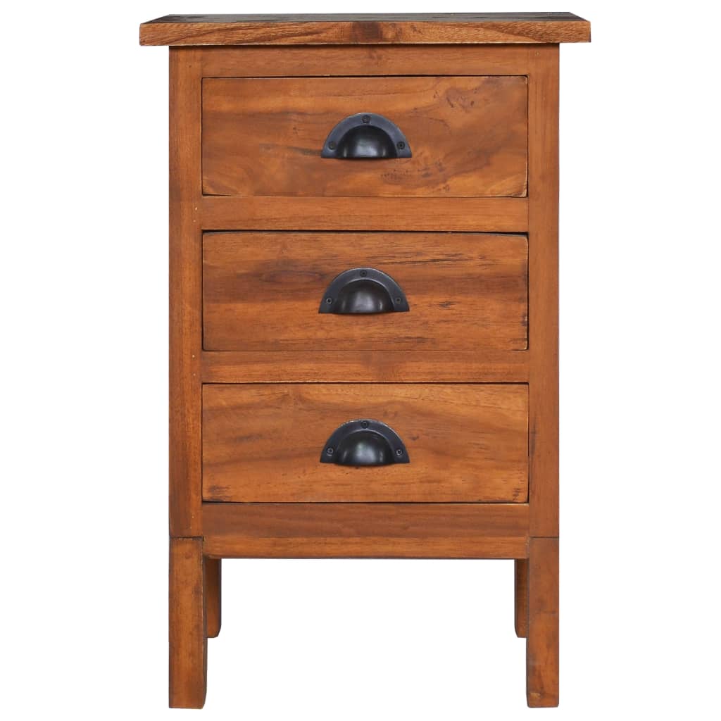 Berkfield Bedside Cabinet 40x35x60 cm Solid Teak Wood