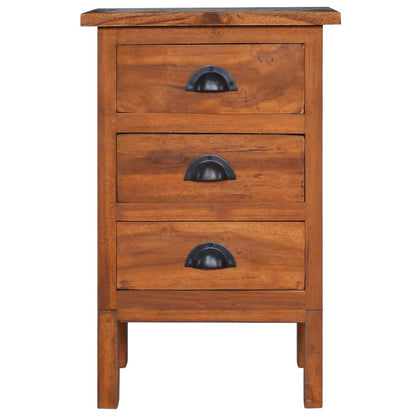 Berkfield Bedside Cabinet 40x35x60 cm Solid Teak Wood