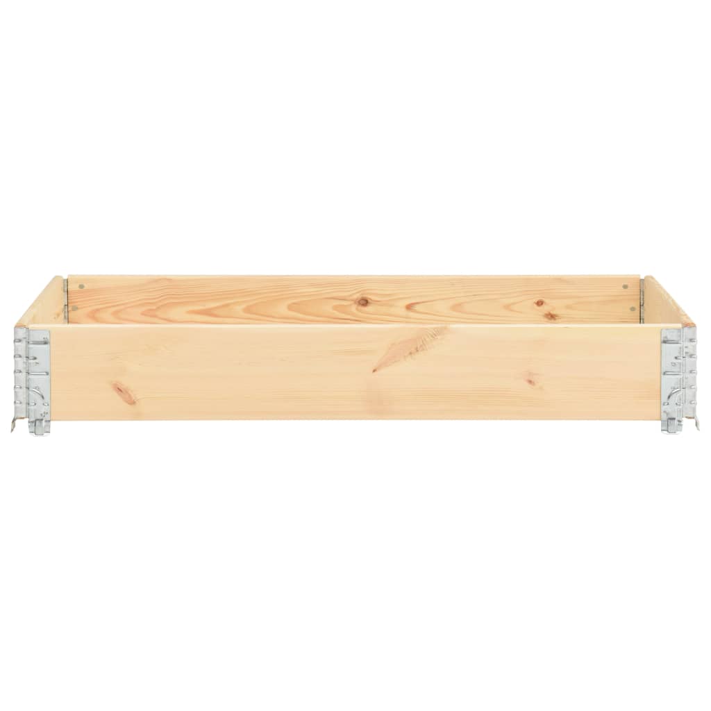 Berkfield Pallet Collar 50x150 cm Solid Pine Wood