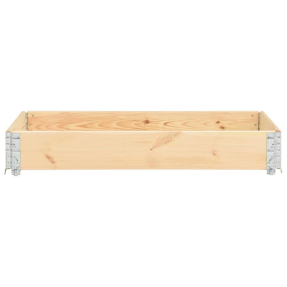 Berkfield Pallet Collar 50x150 cm Solid Pine Wood
